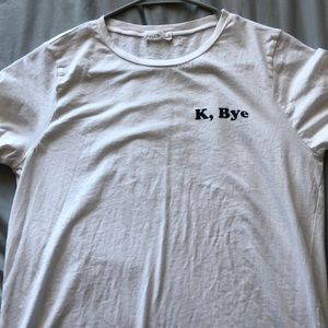 “K bye”